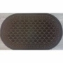 Коврик влаговпитывающий, 40*60 см. "Чешуйки" овал коричневый / 15 УТ-00002567