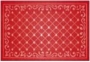 Коврик влаговпитывающий, 60*90 см. "Ромбы" красный / 10 УТ-00002906