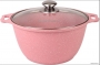 Кастрюля 4л со стекл/кр АП "Trendy style" (rose) УТ-00006463