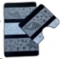 Коврики д/ван.комн. ZALEL HURREM 60*100 2пр Black УТ-00007444