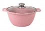 Кастрюля АП 3л со стекл/кр Trendy style (rose) (3шт) - к31tsr УТ-00011307