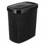 КОНТЕЙНЕР ДЛЯ МУСОРА "VELVET" 1,9Л 160х100Х172ММ (Черный гранит)(8шт) УТ-00011885