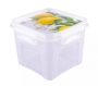 Контейнер 0,9л СВЧ "Fresh" квадратный (16шт) УТ-00014495