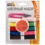 Швейный набор - 10 катушек, ножницы, иголки УТ-00016195
